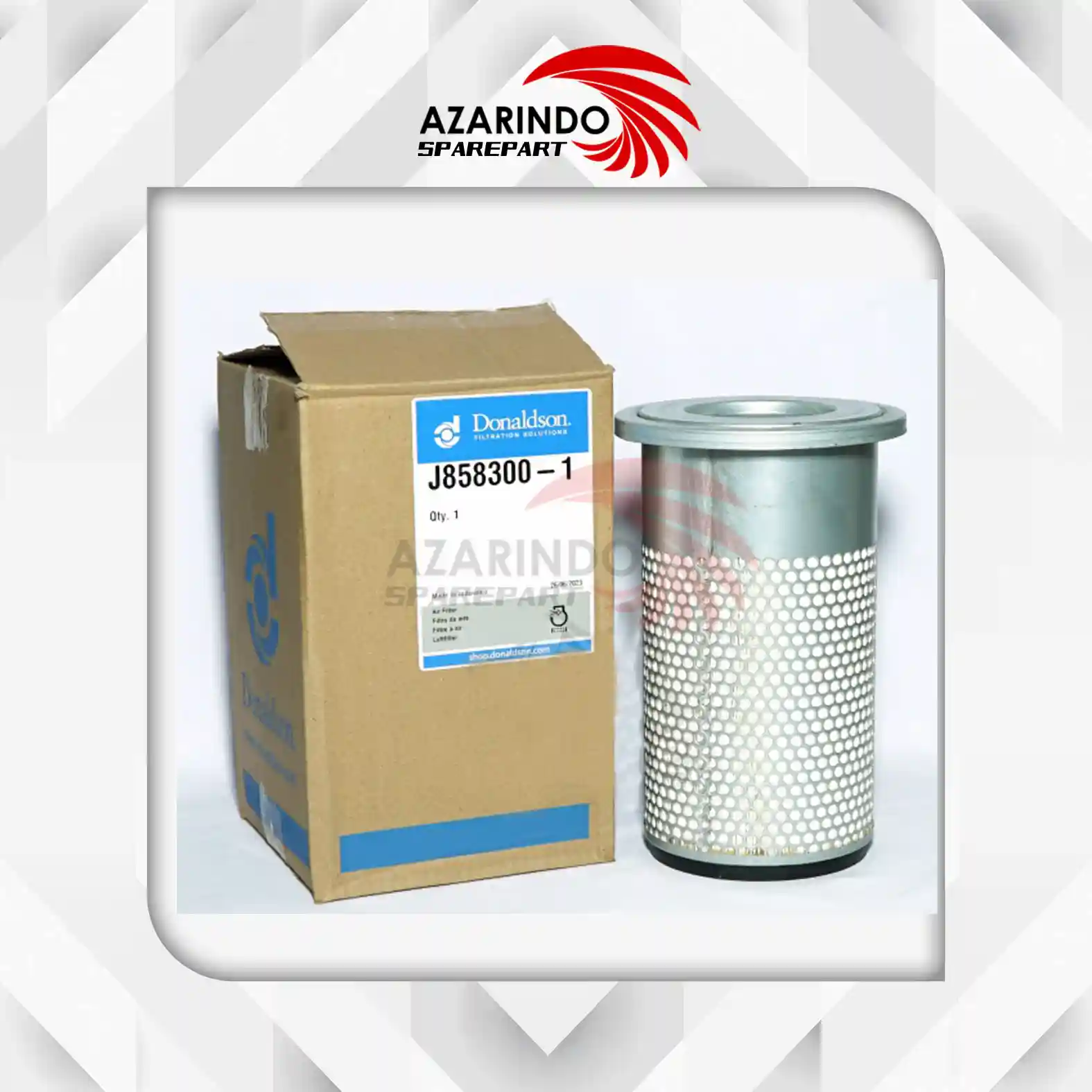 Air Filter Donaldson J858300-1 Sparepart Alat Berat Filter Udara