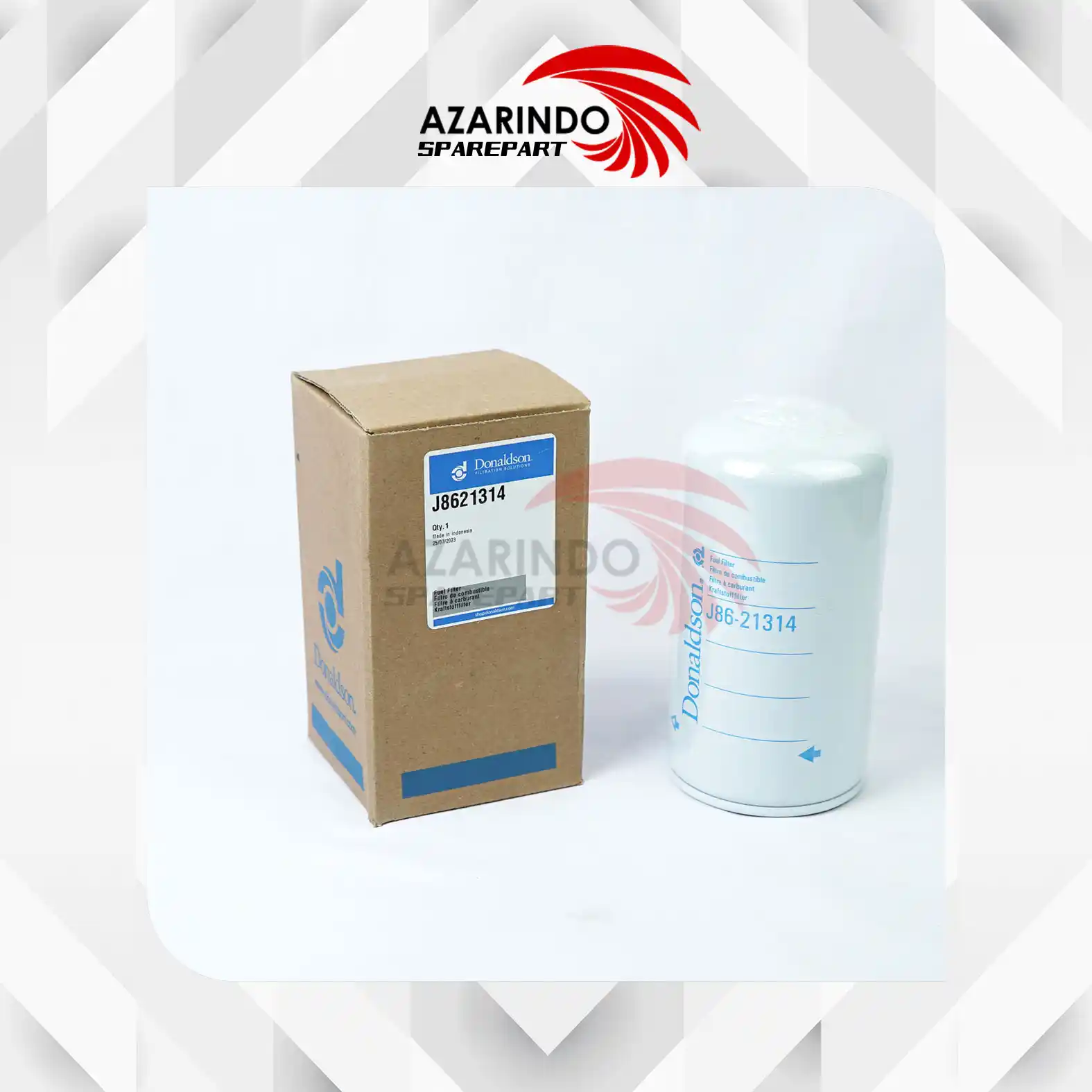 Fuel Filter Donaldson J8621314 Sparepart Alat Berat Filter Solar