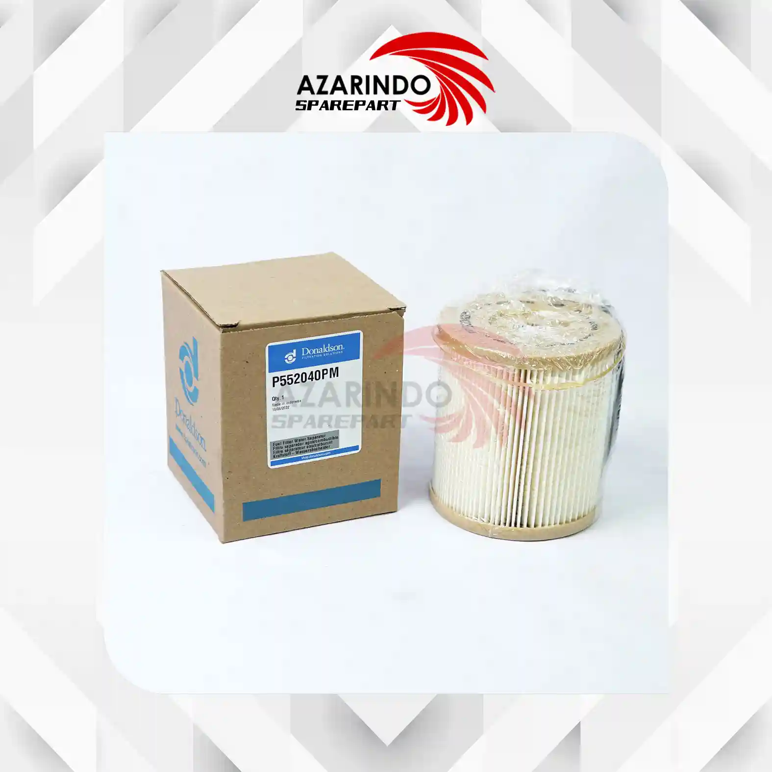 Fuel Filter Donaldson P552040 Sparepart Alat Berat Filter Solar Water Separator
