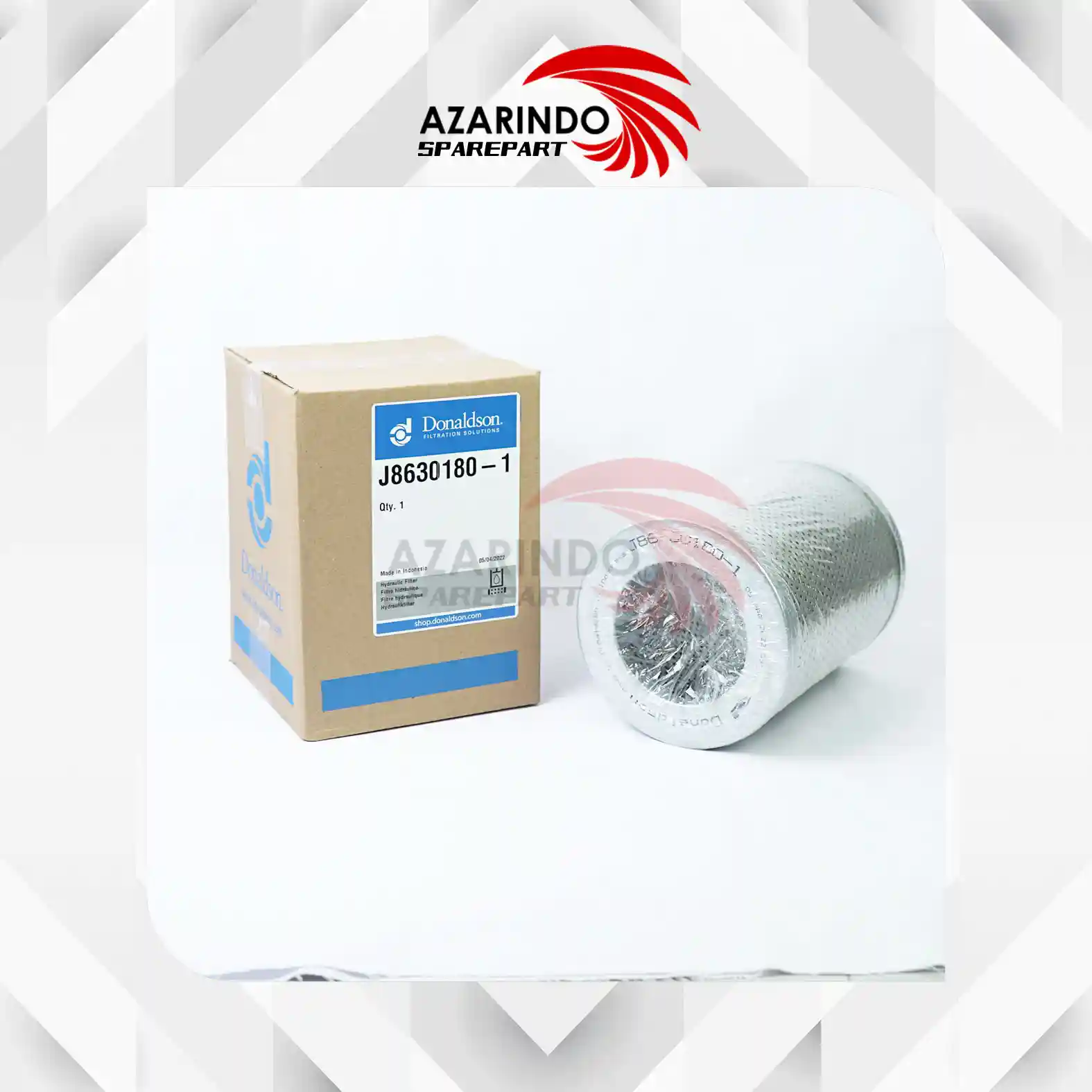 Hydraulic Filter Donaldson J8630180 Sparepart Alat Berat Filter Mesin Filter Hidrolik